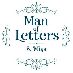 A beautifully decorated fullscreen poetry book cover featuring a pure white background