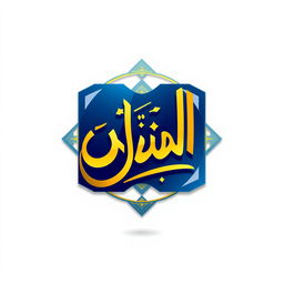 A modern and stylish logo design featuring the word 'حبیب' in elegant calligraphy