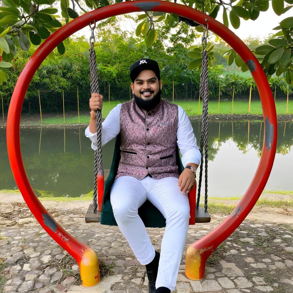 Make the swing red.