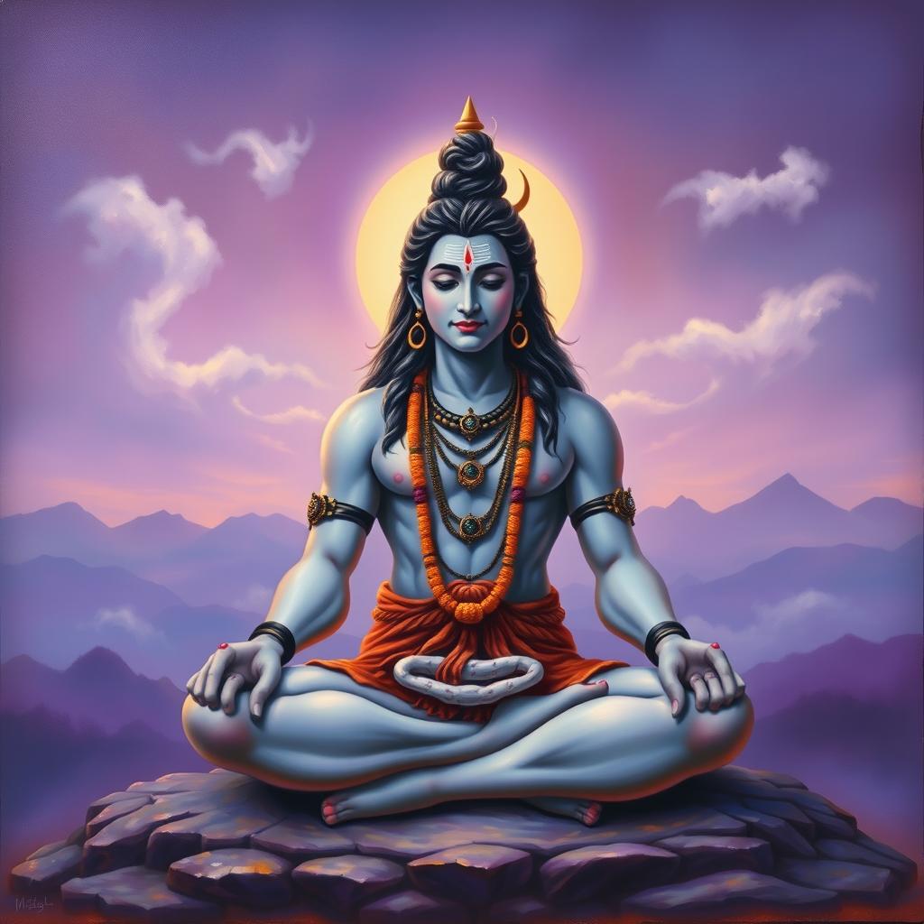 Serene Lord Shiva in Meditation