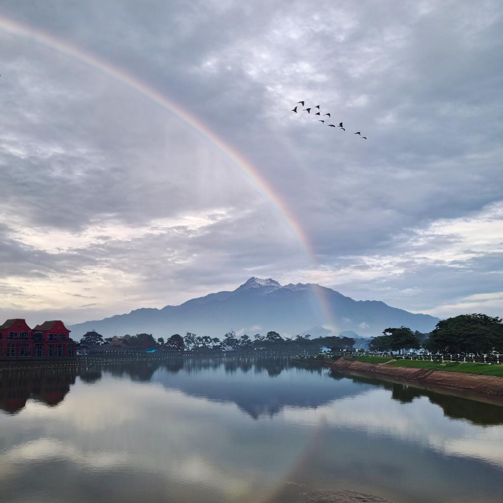 Please add rainbow and some birds in that picture