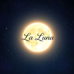 A stunning, bright moon illuminating a starry night sky, filling the scene with ethereal glow