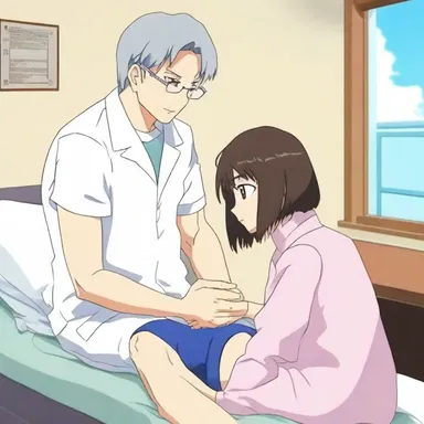 In the popular anime series, a character undergoes actinotherapy to treat their rare illness.