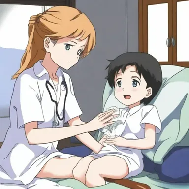 In the popular anime series, a character undergoes actinotherapy to treat their rare illness.