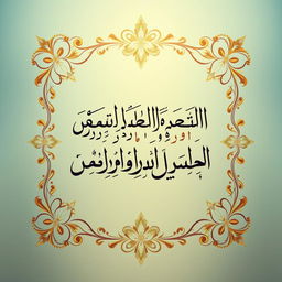 A beautifully designed calligraphic artwork featuring the phrase "قل أعوذ برب الناس من شر الوسواس الغناس" in elegant Arabic script