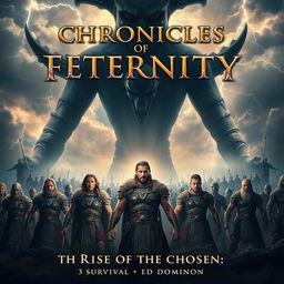A film poster for 'Chronicles of Eternity: The Rise of the Chosen'