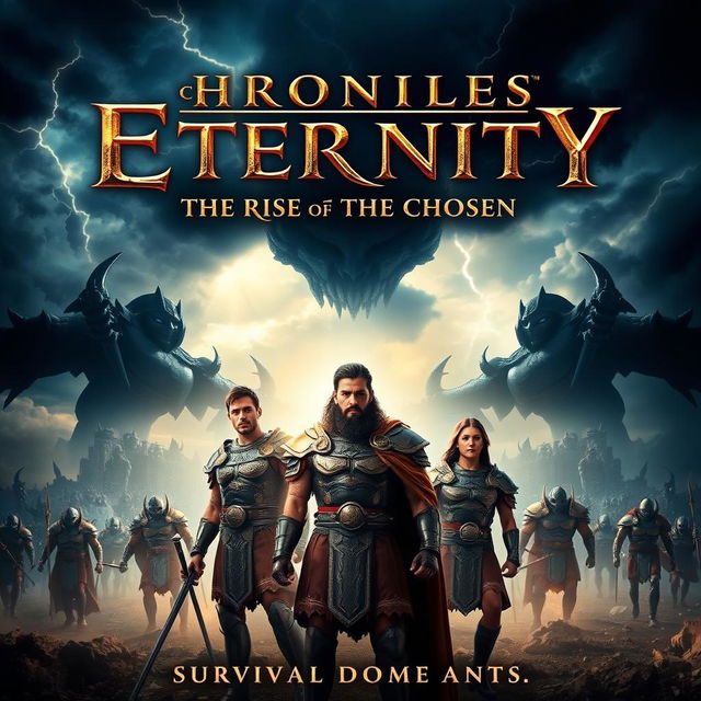 A film poster for 'Chronicles of Eternity: The Rise of the Chosen'