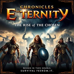 A film poster for 'Chronicles of Eternity: The Rise of the Chosen'