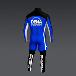 A modern half zip dress designed for men, featuring long pants