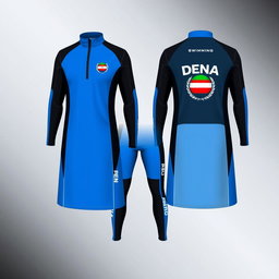 A stylish half zip dress designed for men with pants