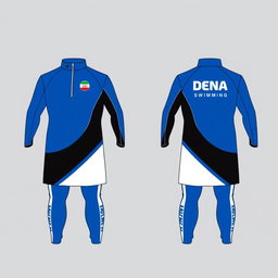 A stylish half zip dress designed for men with pants