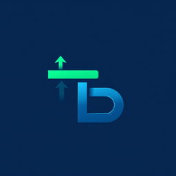 A modern logo design featuring the letters 'TB' creatively intertwined, with a sleek and professional appearance