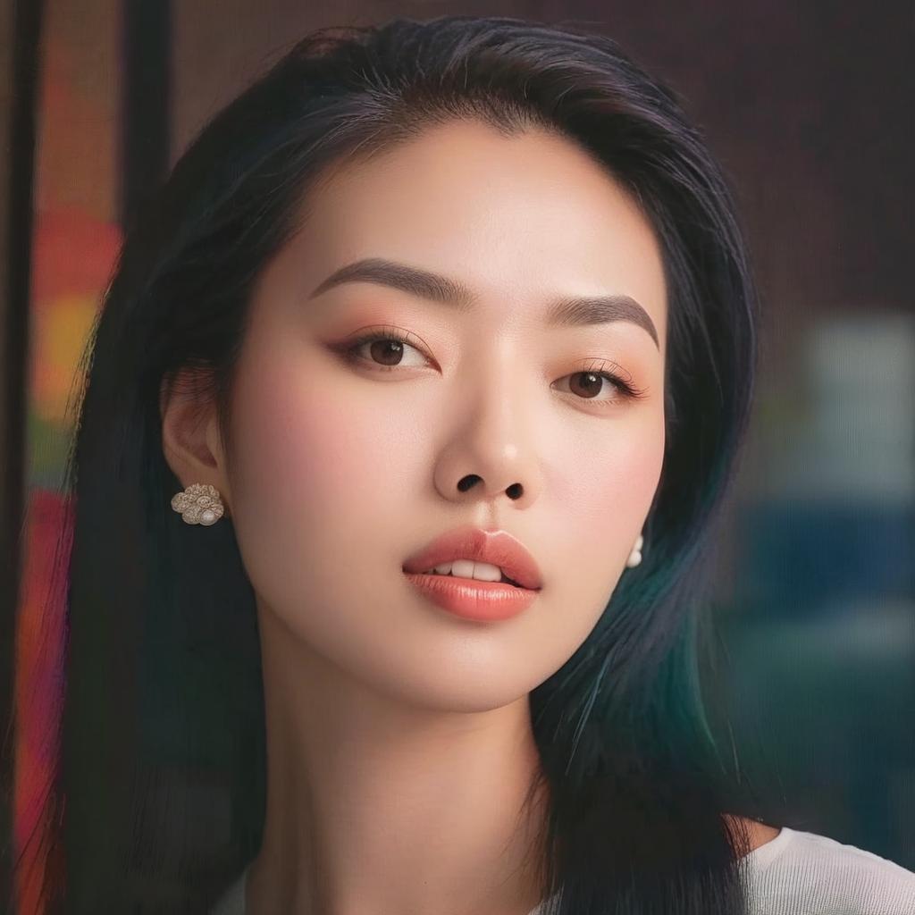 make it like a painting but colorful