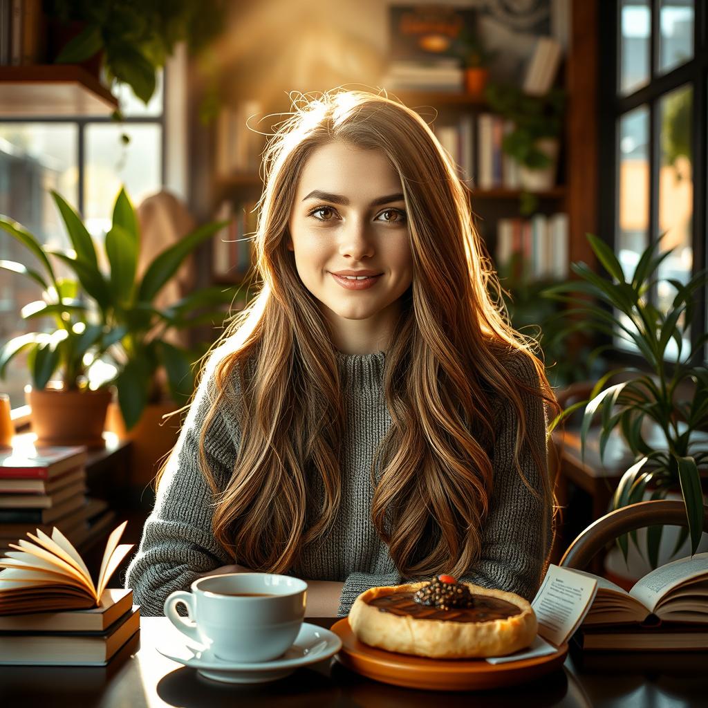 Embrace Your Creativity: A Cozy Cafe Portrait