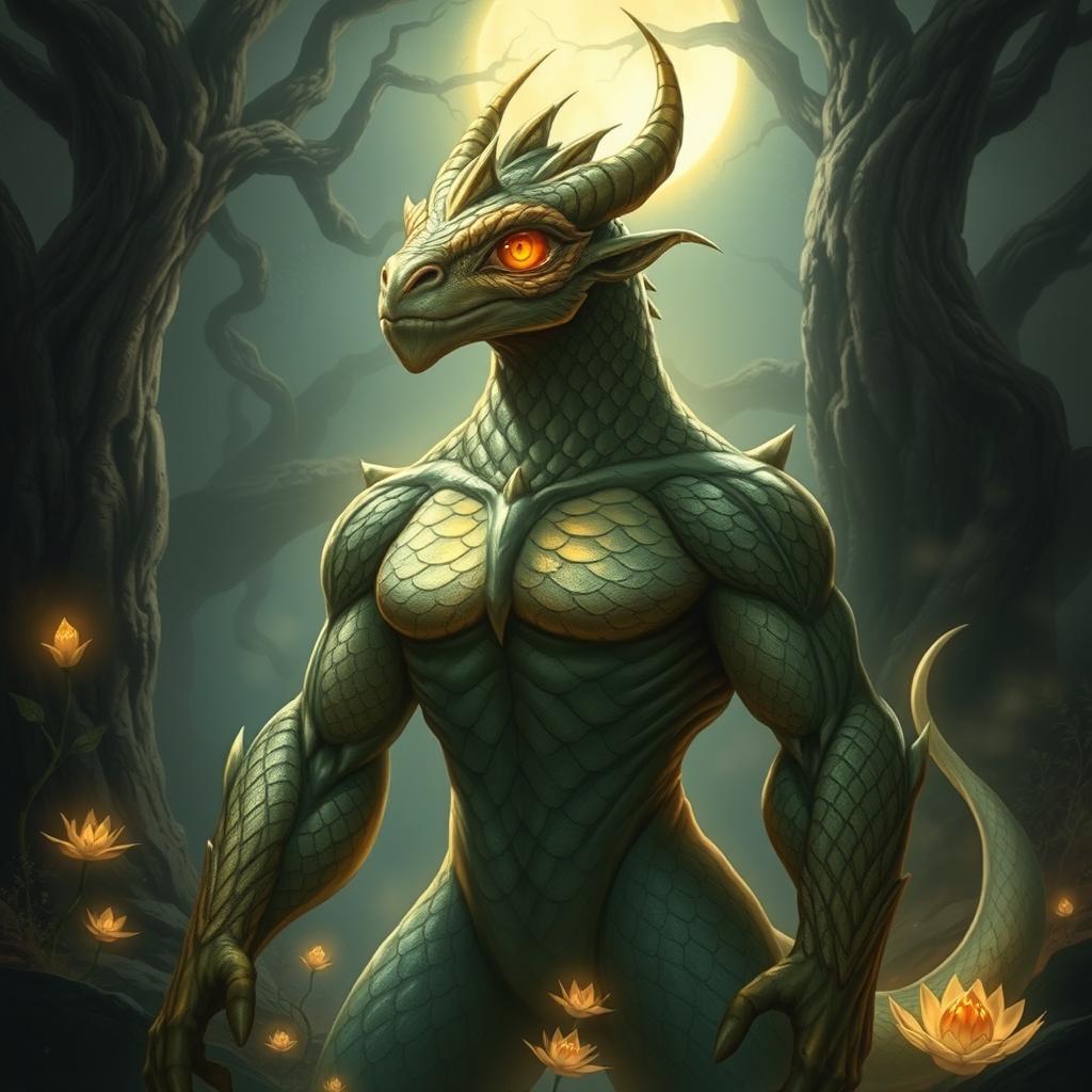 Unleash the Myth: Muscular One-Eyed Creature