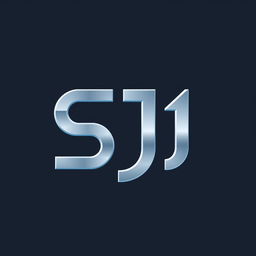 Design a creative logo that combines the letters 'S' and 'J' with the shape and style of the number '51'