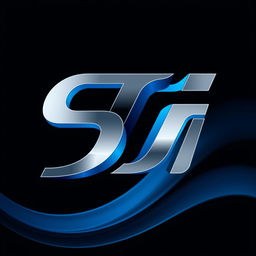 Design a creative logo that combines the letters 'S' and 'J' with the shape and style of the number '51'