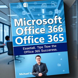 A visually engaging book cover for 'Microsoft Office 365 by Michael Scofield: Essential Tips for Office 365 Success'