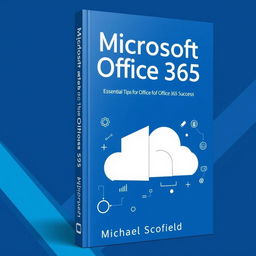 A clean and engaging book cover design for 'Microsoft Office 365: Essential Tips for Office 365 Success' by Michael Scofield