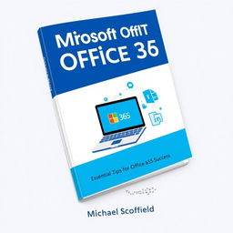 An engaging book cover for 'Microsoft Office 365 by Michael Scofield: Essential Tips for Office 365 Success'