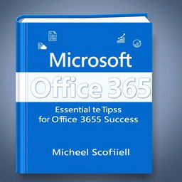 A clean and modern book cover design for 'Microsoft Office 365: Essential Tips for Office 365 Success' by Michael Scofield