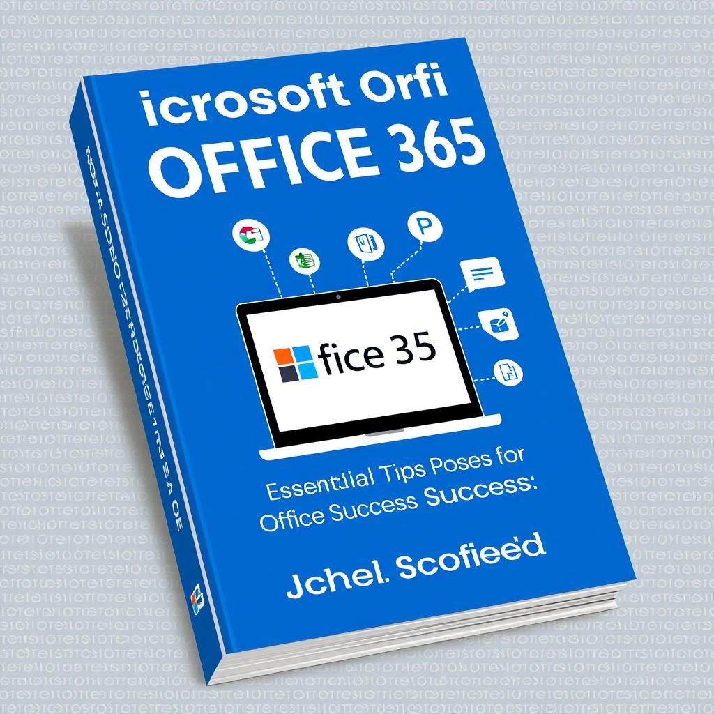 An engaging book cover for 'Microsoft Office 365 by Michael Scofield: Essential Tips for Office 365 Success'