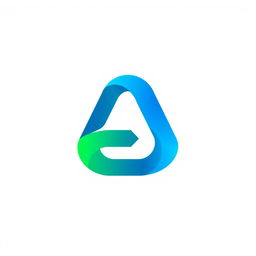 A modern, sleek logo design featuring the letter 'A'
