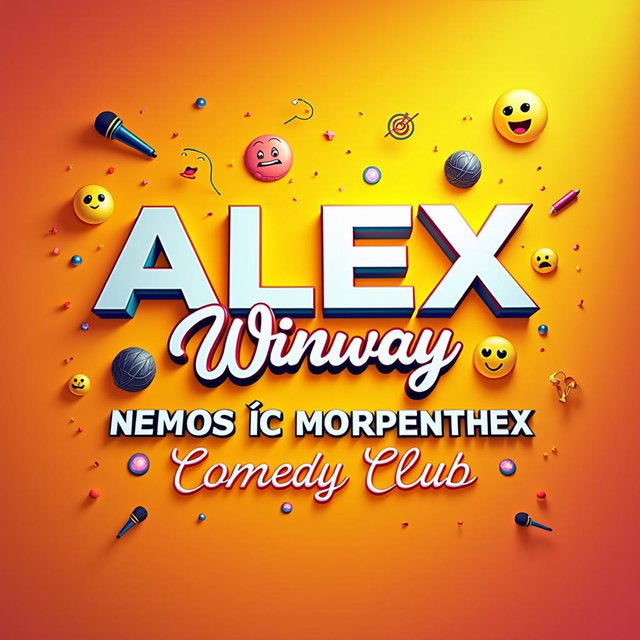 A vibrant and modern YouTube channel cover dedicated to memes and funny moments from Comedy Club