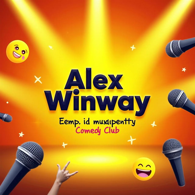 A vibrant and modern YouTube channel cover focused on memes and funny moments from Comedy Club