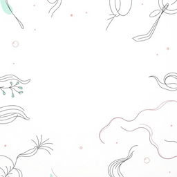 A clean, white background adorned with intricate and attractive patterns suitable for psychological content