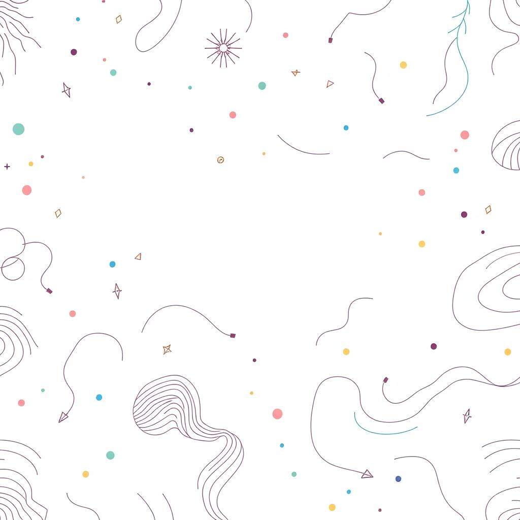 A clean, white background adorned with intricate and attractive patterns suitable for psychological content