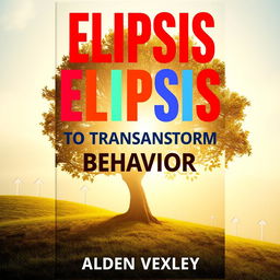 A book cover design titled 'Elipsis Secrets to Transform Behavior' by Alden Vexley