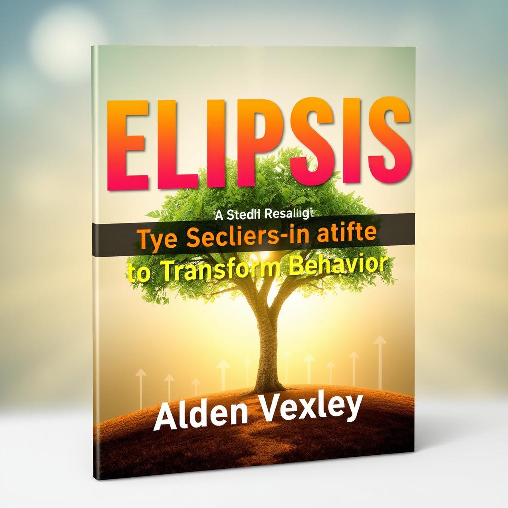 A book cover design titled 'Elipsis Secrets to Transform Behavior' by Alden Vexley