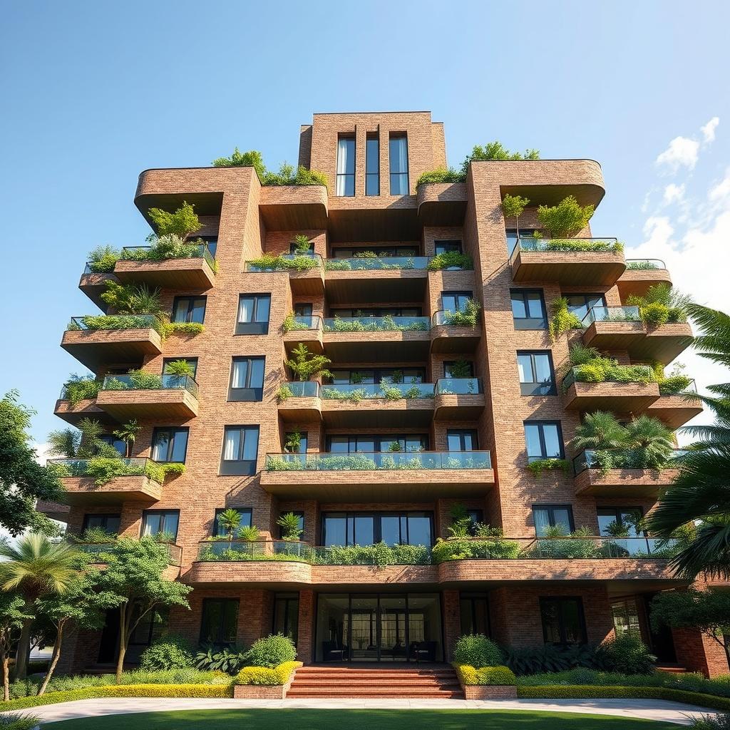 A stunning 20-story tower designed in a modern, avant-garde style, inspired by nature and the architecture of the Achaemenid Empire