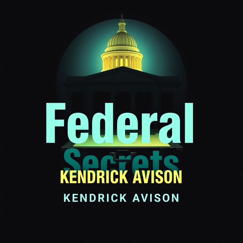 A realistic image depicting a darkened government building or a mysterious vault, hinting at secrets