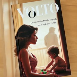 A captivating book cover featuring a young woman looking contemplative as she gazes out of a window