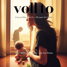 A captivating book cover featuring a young woman looking contemplative as she gazes out of a window