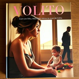 A captivating book cover featuring a young woman looking contemplative as she gazes out of a window