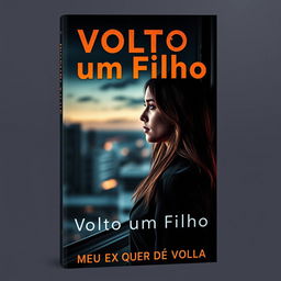 A dramatic book cover featuring a conflicted woman in her thirties looking pensively out of a window, symbolizing deep emotions