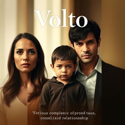 A book cover design featuring the title 'Volto' prominently displayed at the top