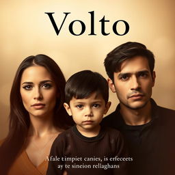 A book cover design featuring the title 'Volto' prominently displayed at the top