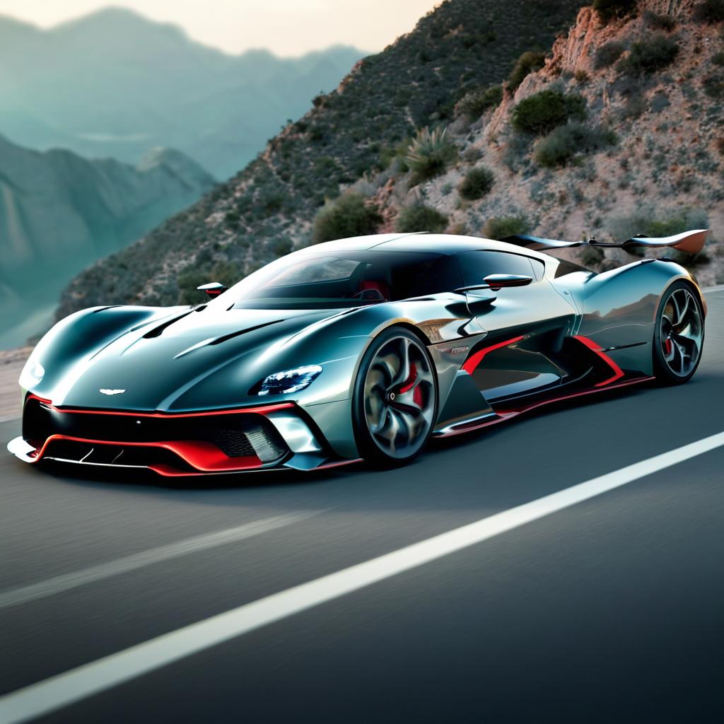 Aston Martin futuristic hypercar