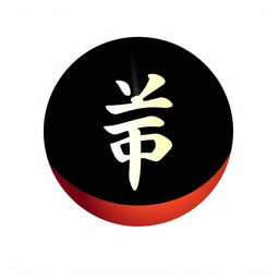 Logo design featuring the symbol 合, elegantly integrated into a circular shape