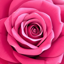 A close-up illustration of a beautifully stylized rose, symbolizing femininity and beauty, with intricate details showcasing soft petals and delicate textures