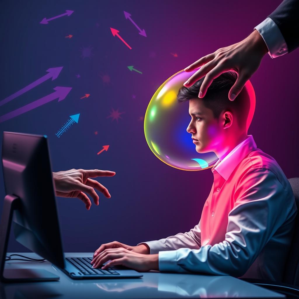 A person sitting at a computer desk, focused and engaged in cybersecurity tasks