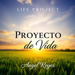 A visually striking cover for a life project titled 'Proyecto de Vida' by Angel Reyes