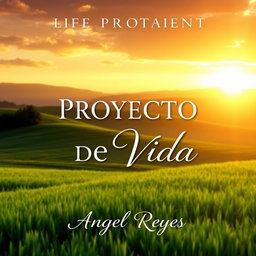A visually striking cover for a life project titled 'Proyecto de Vida' by Angel Reyes