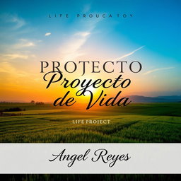 A visually striking cover for a life project titled 'Proyecto de Vida' by Angel Reyes