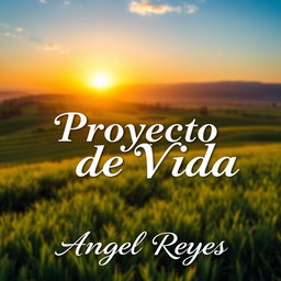 A visually striking cover for a life project titled 'Proyecto de Vida' by Angel Reyes
