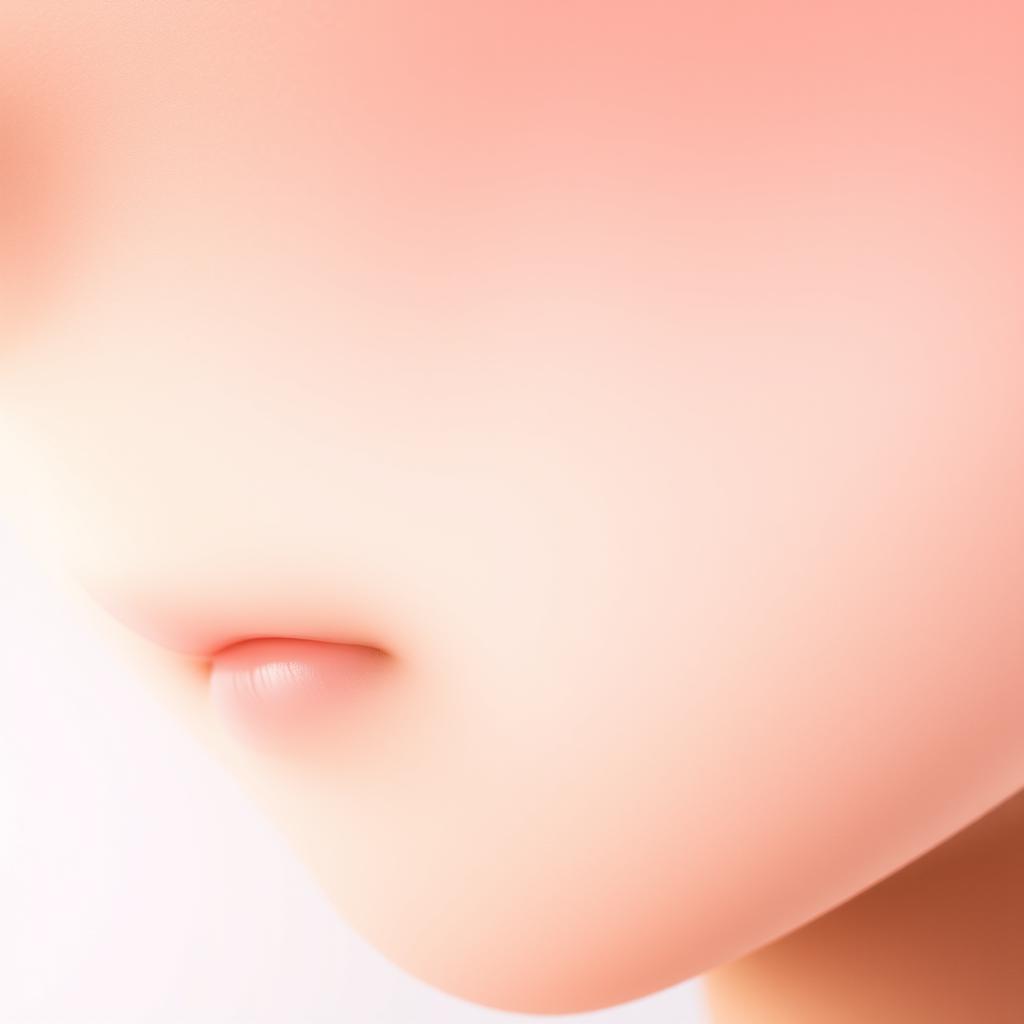 A highly detailed, high-resolution close-up of a character skin texture inspired by Koikatsu, showcasing realistic and vibrant skin tones with natural imperfections, subtle pores, and a soft sheen